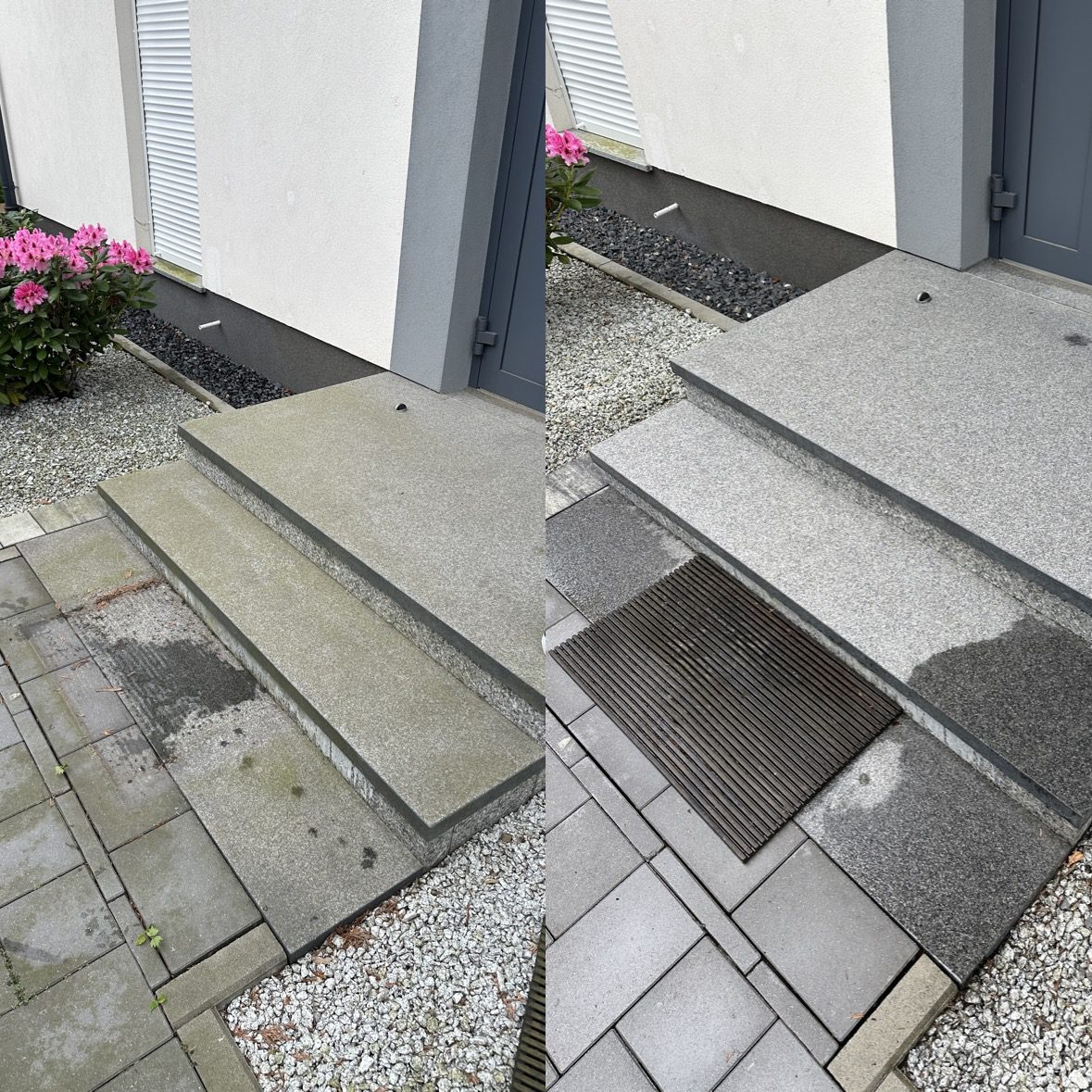 Czyszczenie kostki brukowej myjką ciśnieniową